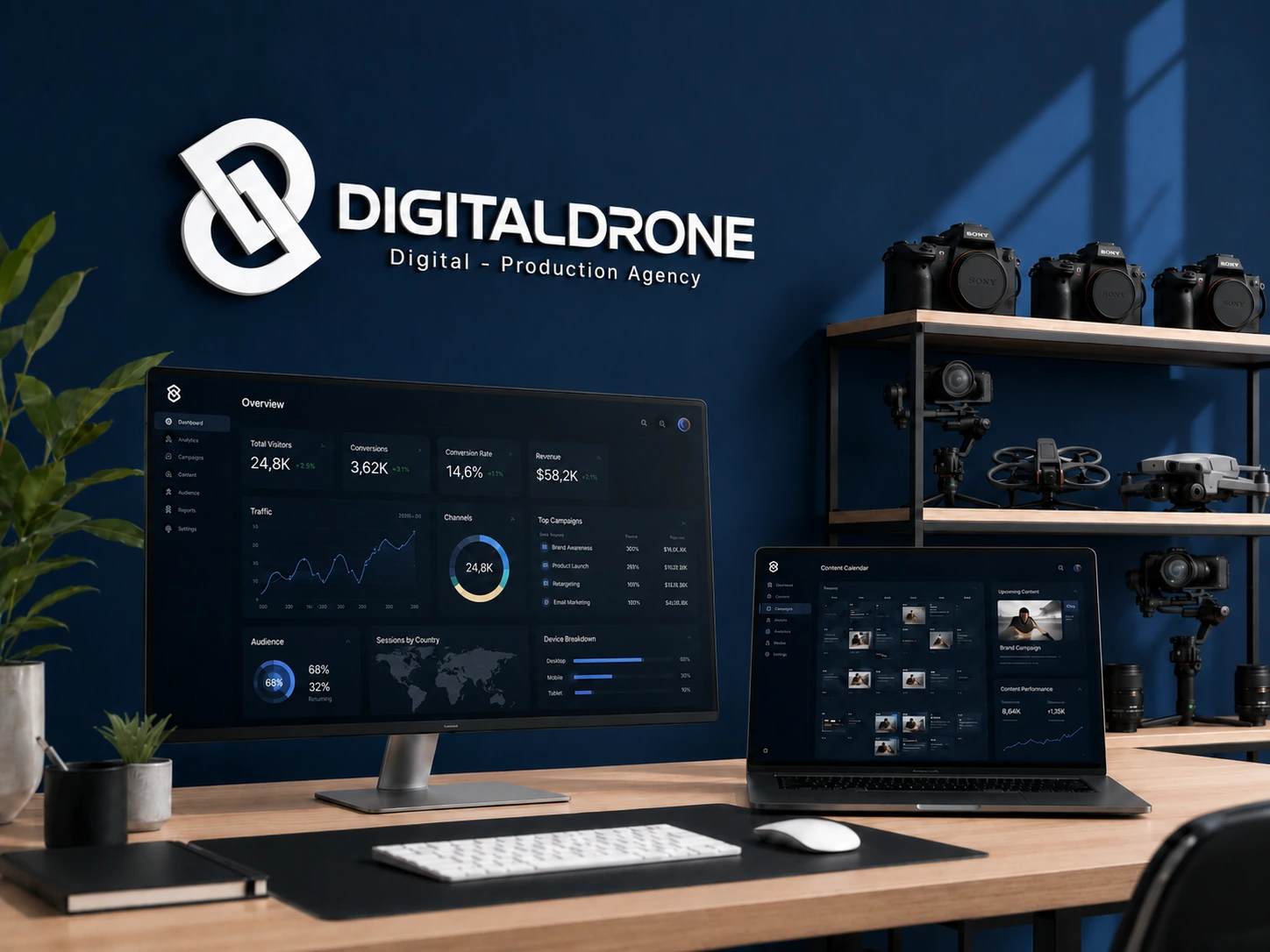 Digital marketing και παραγωγή περιεχομένου από τη Digital Drone