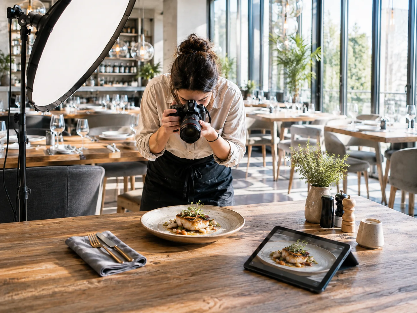 Food photography σε premium restaurant για Dining marketing
